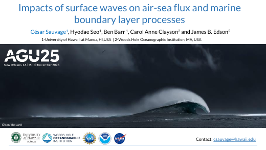 First page of the marine boundary-layer presentation