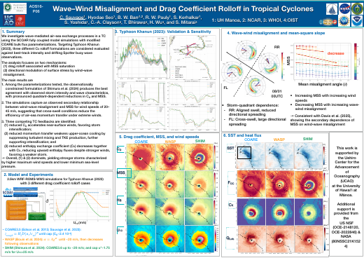 First page of the Wave–Wind Misalignment poster